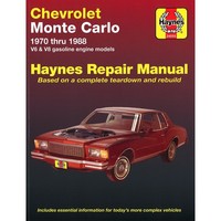 Chevrolet Monte Carlo (1970-1988) V6 V8 Benzin Workshop Manual Haynes