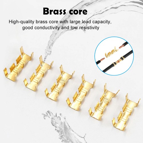 400~2000Pcs Docking Terminals Double U Type Block Crimp Connector Tab 0.5-1.5mm² - Picture 7 of 33