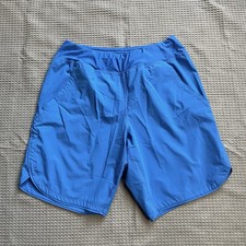 Lands End Board Swim Surf Shorts 8 Womens Modest Bermuda 9  No Liner Blue