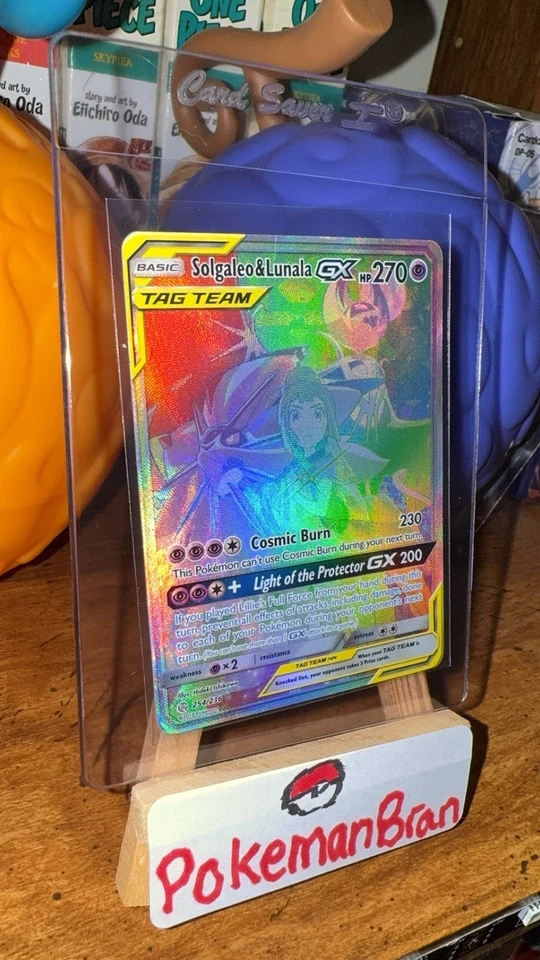 Solgaleo & Lunala GX (Secret) 254/236 - SM Cosmic Eclipse - Pokemon TCG - MP - Image 2 of 4