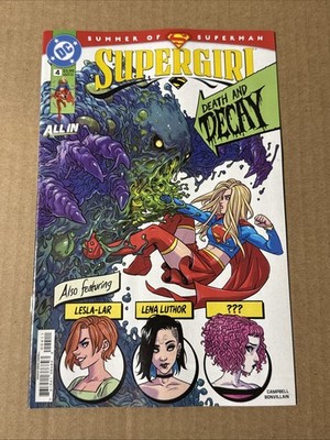 アメコミリーフ　DC Supergirl 4冊　アートジェム SUPERGIRL #4 FIRST PRINT DC COMICS (2025) LENA LUTHOR DECAY | eBay