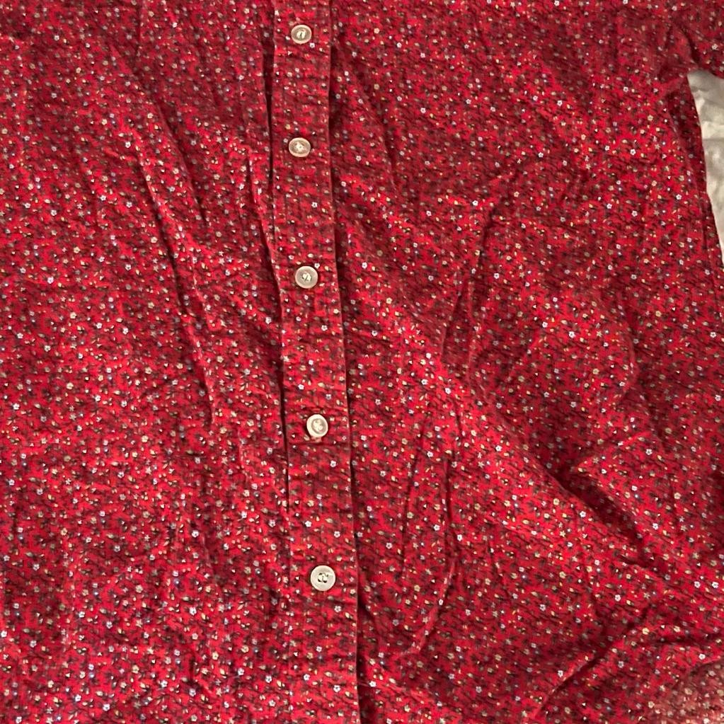 Firecracker Button Down Floral Pattern Frocked 19… - image 4