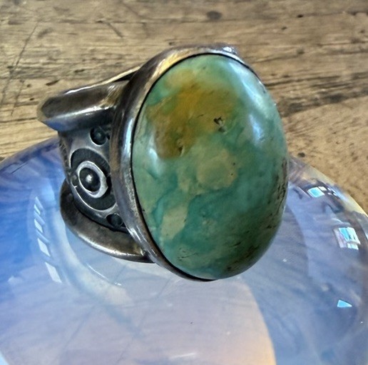 Vintage Navajo Sterling and Turquoise Ring