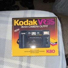 Kodak VR35 K80 35mm Camera Black Auto Focus Auto Rewind Auto Flash with Box
