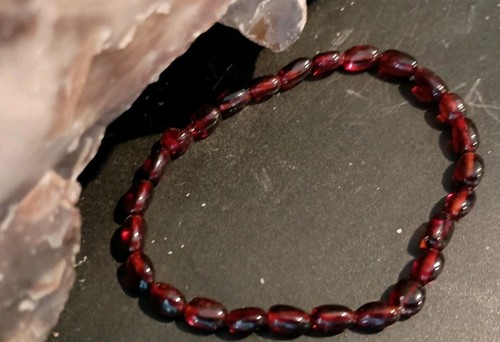 7" NATURAL POLISHED BEAUTIFUL UNISEX COGNAC GENUINE BALTIC AMBER STRETCH... - Picture 8 of 8