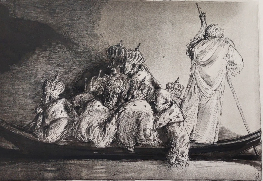 LLL! "Die Könige" 1919 1933 Wilhelm II. Versailles Schach Andreas A. Paul Weber