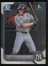 2022 Bowman Chrome Draft #BDC97 Anthony Hall