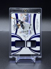 2025 Panini Flawless - Austin Wells #DP-AW Dual Patches Sapphire /15 (MEM)