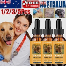 5x Yeast Infection Treatment For Dogs 60Ml Ear Infection Treatment Allergy Reli