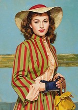 Gail Russell Unique Oils Illustration #05 (A4 Size-210 x 297mm-8.5" x 11.75")