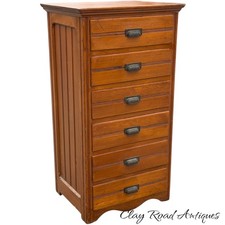 Antique COUNTRY STORE  cabinet 6 drawers collectors hardware 1890 country piece