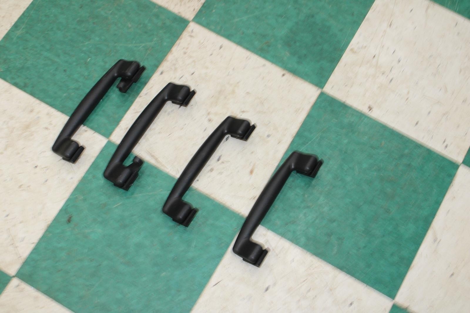 14-21 Ghibli Black Overhead Roof Front Rear LH RH Grab Handles Set 4x OEM OE WTY