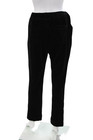 Urban by Alembika Womens Velour High Rise Slim Straight Pants Black Size 2 — photo 3