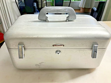 Old Vintage Halliburton Aluminum Travel Beauty Case Box No Key Before Zero