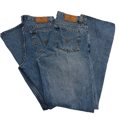 2 Pair US Polo Assn  Jeans Men's Size 36x34 Blue Straight Leg Pants ~EUC~