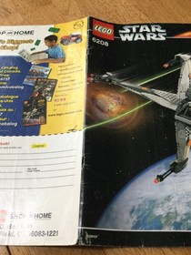 LEGO 6208 Star Wars B-Wing Fighter Complete NO BOX