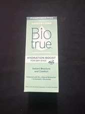 Biotrue Lubricant Eye Drops Hydration Boost 0.33 oz Exp.3/27