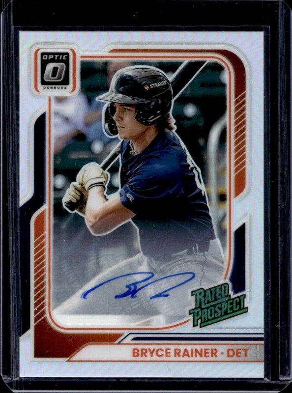 2026 Donruss Bryce Rainer Rated Prospects Optic Signatures Prospect Auto #130