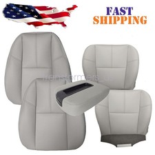 For 2007-14 Chevy Suburban 1500 2500 Both Seat Covercenter Armrest Console Gray
