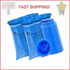 PukeBag Emesis Bag Disposable, 25 Pack Disposable Vomit Bags, Car Sickness Bag, 