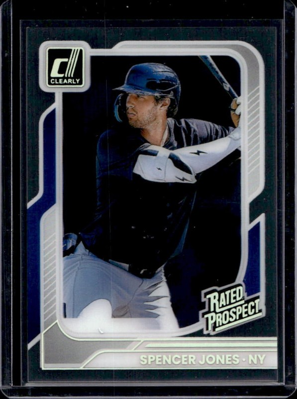 2026 Panini Donruss Spencer Jones Clearly Rated Prospects Prospect #178 Yankees