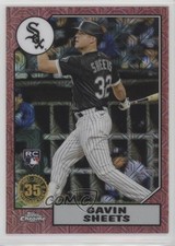 2022 Series 1 1987 Topps Chrome Silver Pack Mojo Red 3/5 Gavin Sheets 12xq