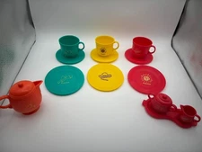 Lot of Fiesta toy dishes mixed lot fiesta ware