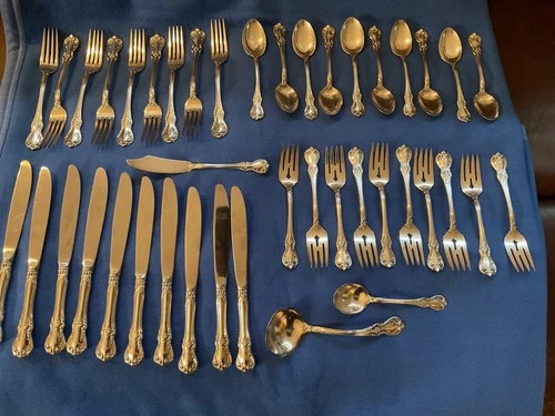Towle Old Master Sterling Silver Flatware Set-42 Piece- No MONO