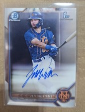 Jett Williams 2022 Bowman Chrome 1st Rookie Auto