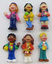THE PUZZLE PLACE lot of 6 Vintage 1990's PBS Kids PVC Figures toys