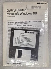 New MICROSOFT WINDOWS 98 SE SECOND EDITION FULL OPERATING SYSTEM MS WIN 98SE