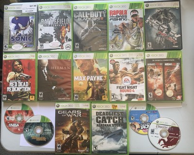 Xbox 360 Lot - 16 Games - Red Dead, Black Ops 2, Bad Company 2, Sonic + More!
