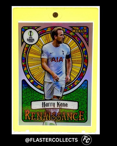 Harry Kane #R-6 2021 Topps Merlin Chrome UEFA Renaissance card