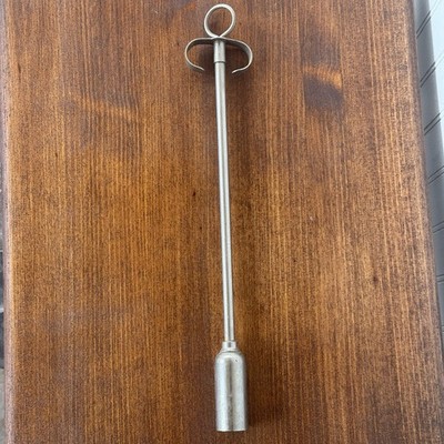 Vintage Balling Gun 15.5'' Veterinary Cattle Calves Horse Sheep Steel Pill Pusher