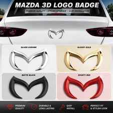 3D Metal Bat Emblem Badge Sticker Decals for Mazda 2 3 6 8 Atenza CX-30 CX-50 CX