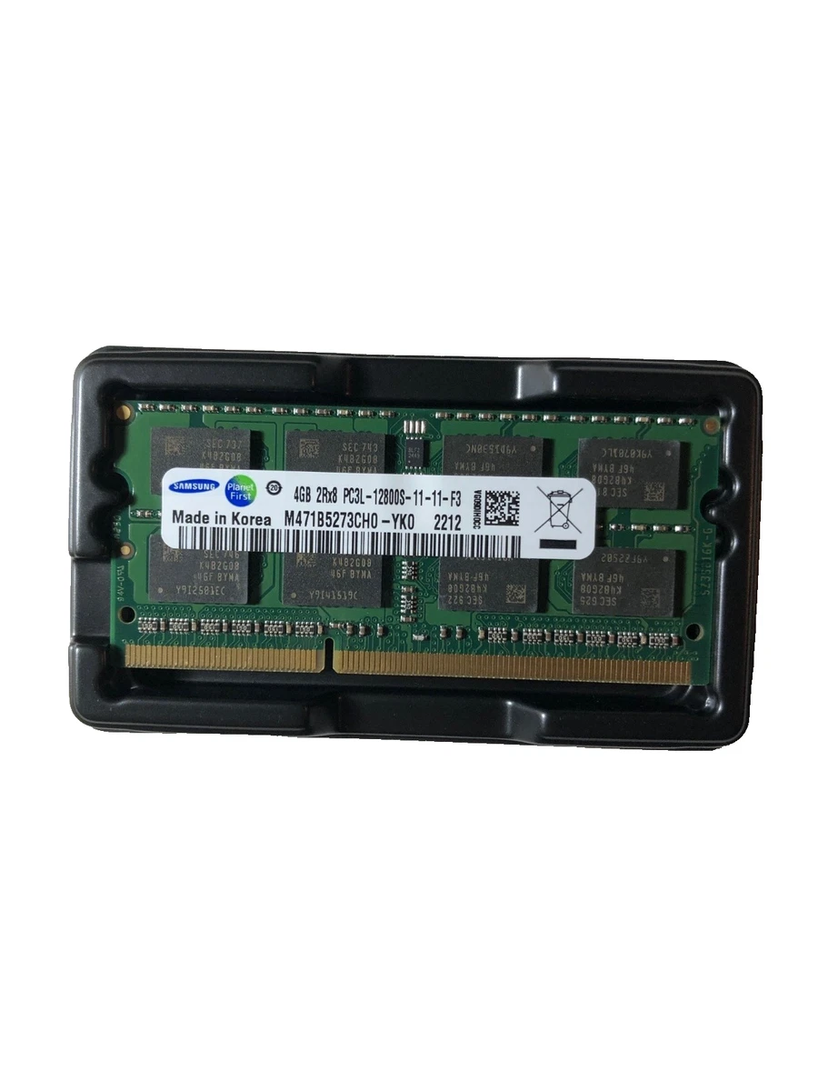 Memorycity Barrette de mémoire DDR3 4 Go RAM 1600 MHz 2Rx8 204 broches pour ordinateur portable CPU 4 Go