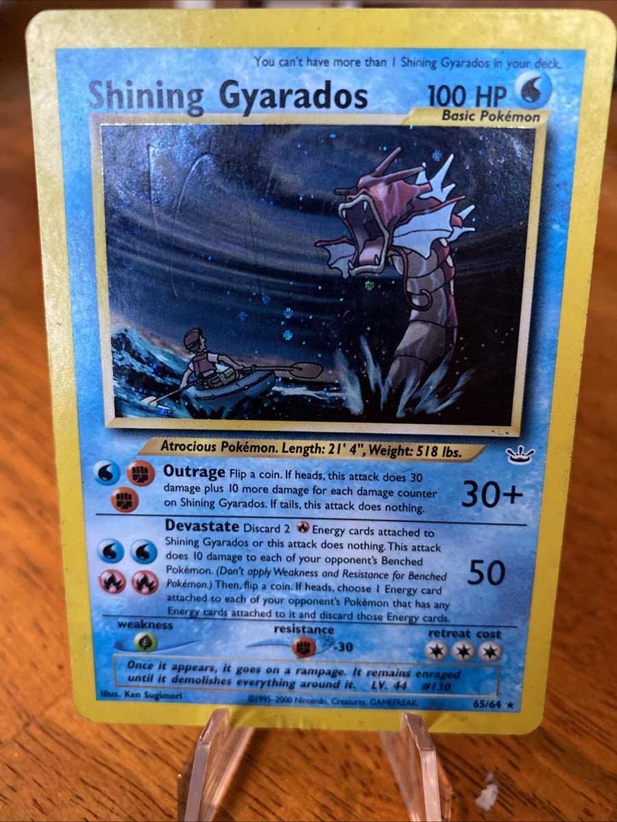Pokémon Shining Gyarados 65/64 Neo Revelation Holo | eBay