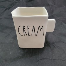 Rae Dunn CREAM Ceramic Creamer White Farmhouse Coffee Bar By Magenta