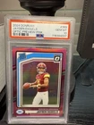 2024 Panini Donruss Jayden Daniels Optic Preview Pink Prizm RC #389 PSA 10