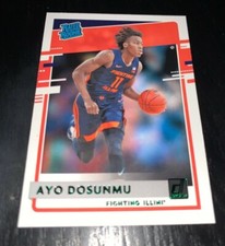 Ayo Dosunmu Rated Rookie Card Green Foil Variation Donruss Bulls Draft Pick