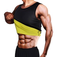 Mens Compression Vest Tank Boobs Moobs Gynecomastia Shirt Chest Shaper US