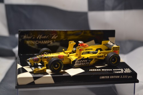 Minichamps /F1 1998 Jordan Mugen Honda 198 T - Damon Hill - Modellauto im Maßstab 1:43