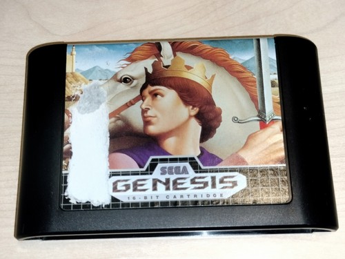 Sword of Vermilion Sega Genesis original juego cartucho y caja - sin manual - Imagen 2 de 4
