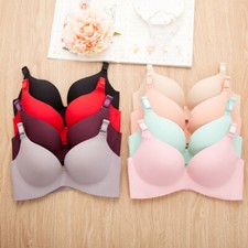 Seamless Bra Women Lingerie Push Up Bras Wireless Padded Underwear 30-38 A B C D