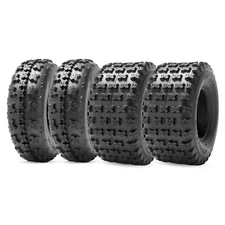 21x7-10 22x10-10 ATV Tires Sport Quad Race Replacement Tire All Terrain Set of 4