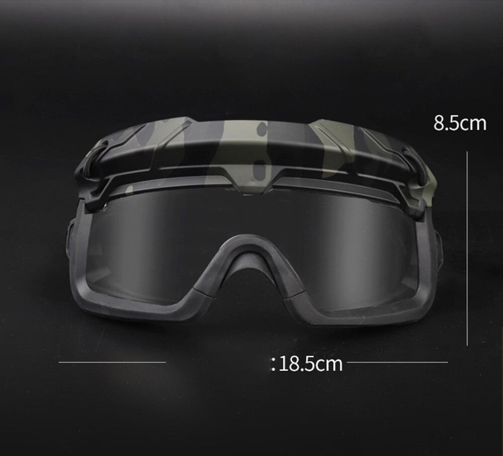 IDOGEAR Tactical Fan Goggle Adjustable Regulator Glasses Gear