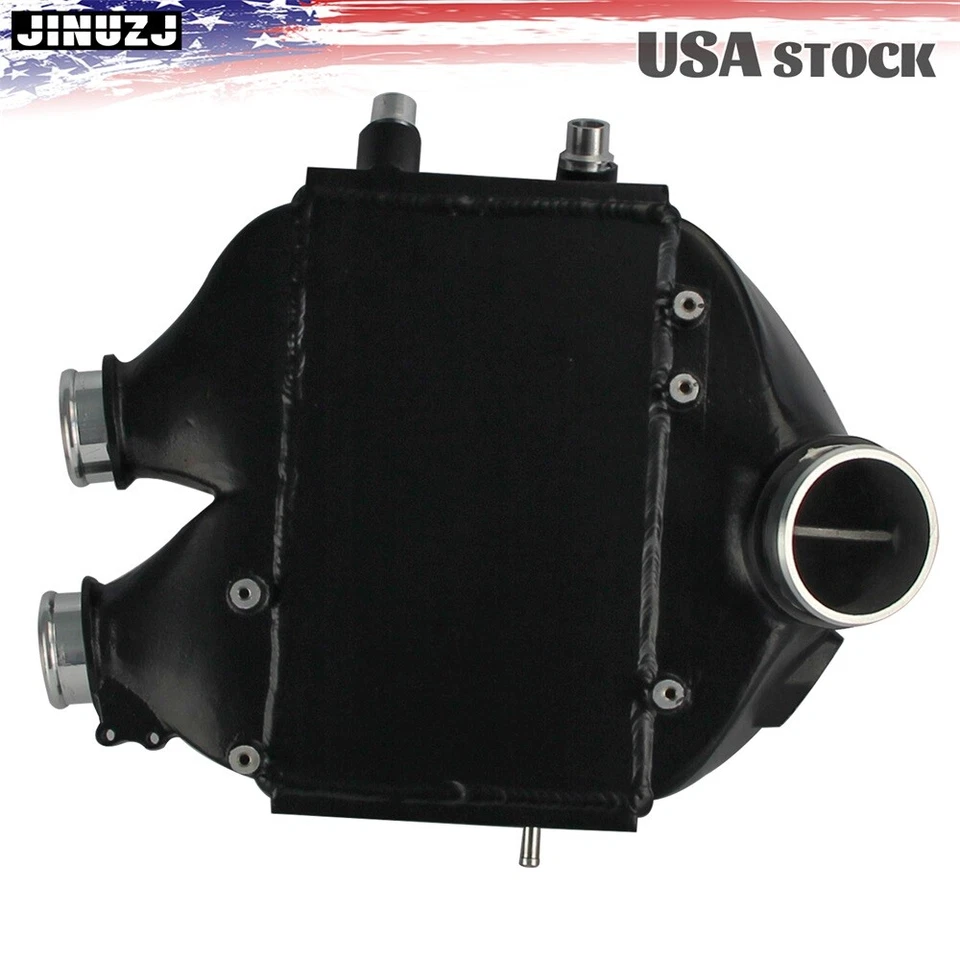 Top Mount Dual Pass Charge Air intercooler Charegecooler For BMW M3 M4 (F80 F82) Foto 4 de 4