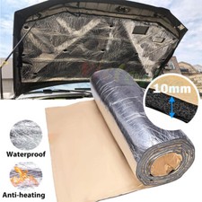 80"x 20" Sound Heat Proofing Car Hood Auto Sound Deadener Insulation Mat 10mm 1X
