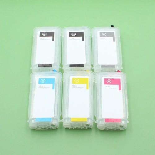 6pc Empty Refillable cartridge For hp 727 for HP T920 T1500 T2500 T930 T1530 - 第 3/6 張圖片