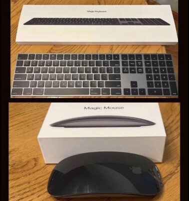 Apple magic 2 keyboard and mouse - Space Grey | eBay